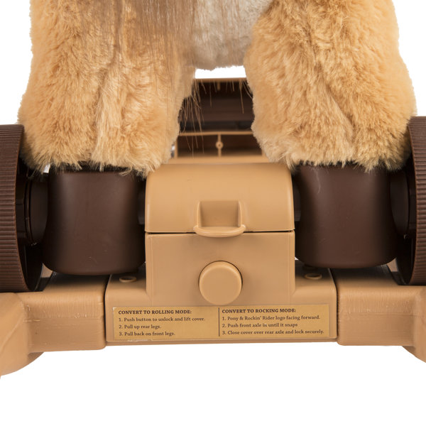 Rockin' Rider Charger 2in1 Rocking Pony & Reviews Wayfair